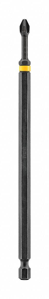 DEWALT Power Bit: Power Bit, PH3 Bit Industry Size, #3 Bit Size, Std, 6 in Overall Lg, Hex, 50 PK (MPN DWA6PH3IRB). Key specifications — attr1119695: DEWALT; attr1119703: S2 Steel; attr1119710: Standard; attr1119708: Hex; attr1202404: #3.