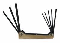PROTO Hex Key Set: 1 - 5 Pieces, Folding, SAE, Std End, Long, 1 Pieces, Black Oxide, 8 Tips (MPN J4991). Key specifications — attr1205553: Not Tether Capable; attr1205554: PROTO; attr1205568: Black Oxide; attr1293176: 1 - 5 Pieces.