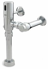 ZURN Automatic Flush Valve: EcoVantage®, 1.28 gpf Gallons per Flush, Electric, Exposed, Top, Piston (MPN ZTR6200EV-HW). Key specifications — Spud Location: Top; Brand: ZURN.
