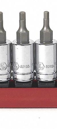 GEARWRENCH Socket Bit Sets: 1 - 25 Pieces, 1/4 in Drive Size, 10 Pieces, Fixed Insert, SAE (MPN 80323). Key specifications — attr1216280: Fixed Insert; attr1216283: GEARWRENCH; attr1225718: 1/16 in to 1/4 in; attr1227491: 1/4 in.