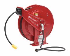 REELCRAFT Extension Cord Reel: Ratchet Lock, 100 ft Cord Lg, 12 AWG, SEOOW, 5-15R Cord Lg, 5-15P (MPN L 70100 123 3). Key specifications — Retractable Cord Ending NEMA Configuration: 5-15R; Feeder Cord Ending NEMA Configuration: 5-15P; Brand: REELCRAFT.