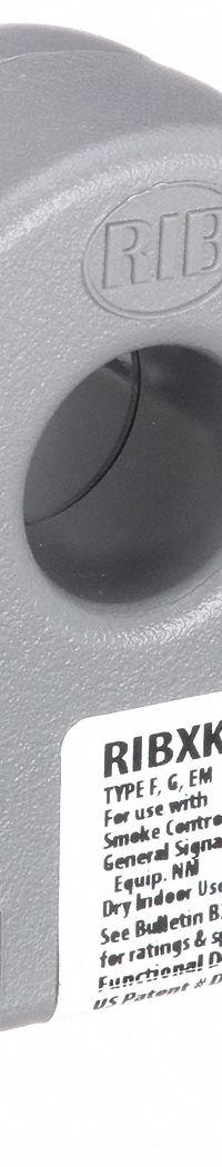 RIB Adjustable Current Sensing Relay: Surface Mounted, 0.8 A Current Rating, 30V AC/DC, Pin (MPN RIBXKTA). Key specifications — Adjustment Method: Switch; Electrical Connection: Terminal Strip; Monitored Parameters: Undercurrent; Mounting Style: Surface; Status Indicator: No Indicator; Trip Point: 0.05 to 10 A; Trip Point Type: Adjustable; Brand: RIB.