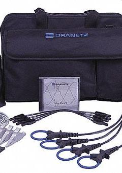 DRANETZ Power Quality Analyzer Kit: For Four Phase, CAT III 1000V/CAT IV 600V, IP65, Digital, 300 A (MPN HDPQ-P-GAMFLEX3PKG). Key specifications — Brand: DRANETZ; IP Rating: IP65; Sampling Rate: 512 samples/cycle.