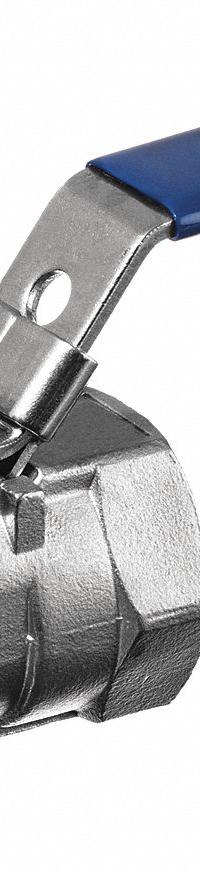 USA INDUSTRIALS Manual Two-Way Ball Valve: 4 in, 304 Stainless Steel, Straight Valve Body, One-Piece (MPN ZUSA-VLV-137). Key specifications — Brand: USA INDUSTRIALS; Handle: Locking Lever.
