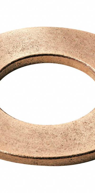 OILITE Thrust Washer: 1 in Bore - General Purpose Lubricated Metallic Thrust Washers