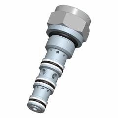 BUCHER HYDRAULICS Cartridge Valve: Screw-In, Screwdriver Adjustment, C08-40 Valve Cavity Size, FDCV (MPN FDCV-08-N-0-11). Key specifications — attr1012059: FDCV-08-N-0-11; attr1250696: FDCV; attr1011660: Nitrile; attr1011632: Screwdriver; attr1011635: BUCHER HYDRAULICS; attr1011636: Steel; attr1011644: C08-40.