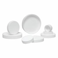 Polypropylene Caps: 28 mm Dia, White, Polypropylene, F217, 28-400 mm Screw Closure Size, Colored (MPN 261543). Key specifications — Closure Type: Screw-On; Clarity: Colored; Product Type: Cap; Septa Included: No; Vented: No; Screw Closure Size: 28-400 mm; Brand: QORPAK; Closure Color: White.