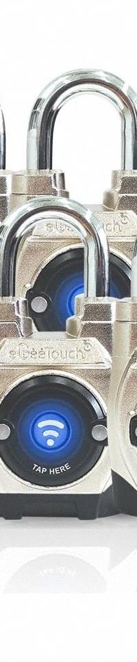 EGEETOUCH Bluetooth Padlock: Silver, Zinc Die-Cast, Stainless Steel Shackle (MPN 5-02501-94-06). Key specifications — attr1351169: NFC; attr1320070: Series 5th Gen; attr1314123: EGEETOUCH.