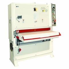SAFETY SPEED Wide Belt Sander: 208/230V, Three-Phase, 20 hp, 50 A, 43 in Belt Wd, 75 in Belt Lg (MPN WBS4375203). Key specifications — attr662887: Wide Belt Sander; attr662856: SAFETY SPEED.