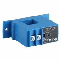 EATON Adjustable Current Sensing Relay: Surface Mounted, 150 A Current Rating, Screw (MPN ECSNCASP). Key specifications — Adjustment Method: Switch; Electrical Connection: Screw Terminal; Monitored Parameters: Undercurrent; Mounting Style: Surface; Trip Point: 1.75 to 150 A; Trip Point Type: Adjustable; Brand: EATON.