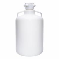 APPROVED VENDOR Plastic Carboys, Jerricans, & Jugs: 10 L Capacity - mL, Autoclavable, Screw On Cap (MPN 152-C191-FLS). Key specifications — Body Color: White; Screw Closure Size: 83 mm; Brand: APPROVED VENDOR; Closure Type: Screw On Cap; Includes Closure: Yes.