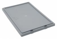 QUANTUM STORAGE SYSTEMS Lid: 20 7/8 in x 14 1/4 in, Gray, FDA Compliant, 9T496, SNT240 (MPN LID241GY). Key specifications — Compatible Tote - Grainger Part Number: 9T496; Compatible Tote - Manufacturer Model Number: SNT240; Brand: QUANTUM STORAGE SYSTEMS; Material: Plastic.