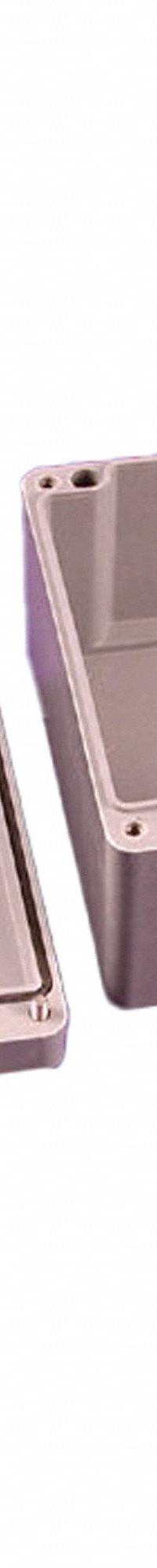 HAMMOND Enclosure: Polyester, 7 in x 9 in x 5 in, NEMA 4/4X, Solid Cover, Screw On (MPN 1590ZGRP233). Key specifications — Brand: HAMMOND; Closure Method: Screws; Enclosure Material: Polyester; Knockouts: Not Included.