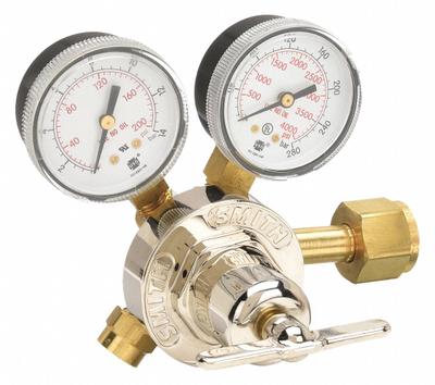 SMITH EQUIPMENT Gas Regulator: Single Stage, CGA 320 Inlet, 5/8"-18 F RH Outlet - Air & Inert Gas Regulators