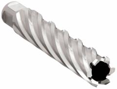 SLUGGER BY FEIN Annular Cutter: 1 7/8 in Cutter Dia, 4 in Max Cutting Dp, Bright, High Speed Steel (MPN 63134476004). Key specifications — attr253884: No; attr253885: Bright; attr253886: High Speed Steel; attr253887: Weldon Flat; attr253888: Fractional Inch; attr277149: SLUGGER BY FEIN.