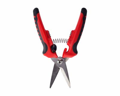 JONARD TOOLS HD Scissor: Ambidextrous, 8 in Overall Lg, Straight, Stainless Steel, Pointed - Spring-Assisted Shears