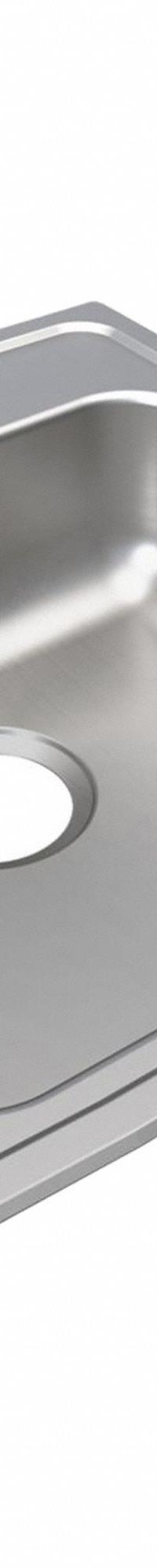 JUST MANUFACTURING Bowl Drop-In Sink: 21 in Overall Lg, 19 1/2 in Overall Wd, 5 1/2 in Bowl Dp (MPN SLNADA2119A552-J). Key specifications — Brand: JUST MANUFACTURING; Color Family: Silver/Gray.