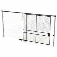 HUSKY RACK & WIRE Slide Door: 8 ft H x 8 ft W x 1 3/4 in D, Black, Powder-Coated (MPN V540808). Key specifications — attr1283297: Powder-Coated; attr1283316: Steel; attr1283313: Yes; attr1283333: HUSKY RACK & WIRE.
