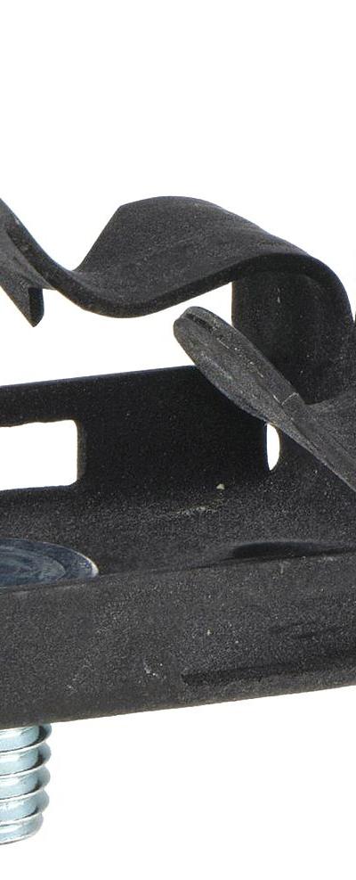 B-LINE BY EATON Hammer-On Beam Clamp: Steel, 1/8 in to 1/4 in, 1/4"-20 Thread Size - Beam, Wire Rod & Purlin Clamps