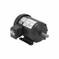 U.S. MOTORS General Purpose Motor: Rigid Base Mount, Totally Enclosed Fan Cooled, 5 hp, 1,170 RPM (MPN S5P3A). Key specifications — Brand: U.S. MOTORS; Nameplate Voltage @ 60 Hz: 208-230/460V AC; Full Load Current @ 60 Hz: 15.0-14.1/7.0 A; Nameplate RPM @ 60 Hz: 1,170 RPM; Motor Enclosure: TEFC.