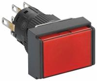 SCHNEIDER Illuminated Push Button: Illuminated, Flush Profile, Non-Metallic, 16 mm, DPDT (MPN XB6EDW4B2P). Key specifications — Brand: SCHNEIDER; Action: Momentary; Series: XB6E; Terminal Connection: Quick Connect; Push Button Material Type: Non-Metallic.