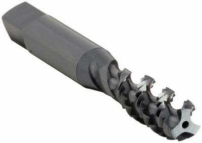 OSG Spiral Flute Tap: 3/8"-16 UNC, 2B, 3 Flute, Bottoming Chamfer - General Purpose Spiral-Flute Taps
