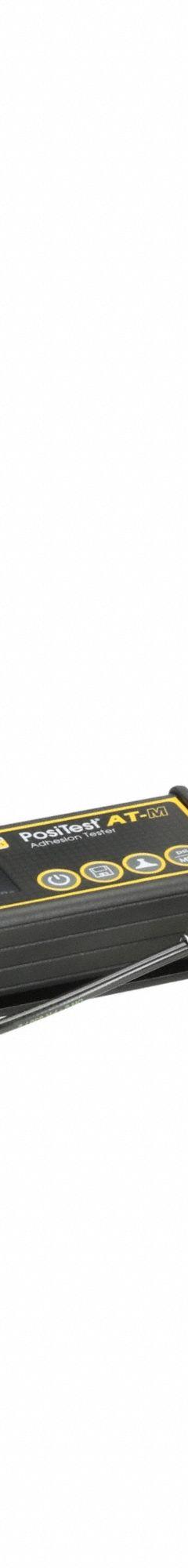 DEFELSKO Adhesion Tester: +/-1% Full Scale Adhesion Strength Accuracy, 1 psi, LCD, 3,500 psi, ATM20A. Key specifications — Adhesion Strength Accuracy: +/-1% Full Scale; Adhesion Strength Resolution: 1 psi; Brand: DEFELSKO; Display Type: LCD; Manufacturer Part Number: ATM20A; Maximum Dolly Adhesion Strength at Dolly Length: 3,500 psi; Minimum Dolly Adhesion Strength at Dolly Length: 100 psi.