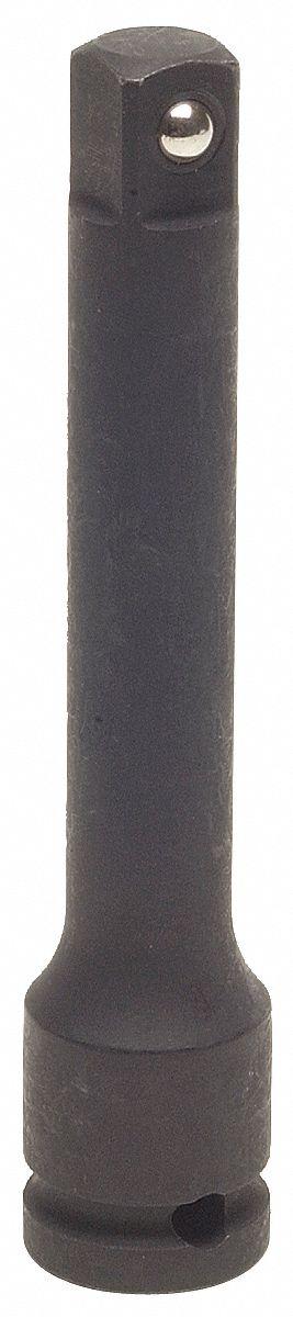 WESTWARD Impact Socket Extension: 1/2 in Input Drive Size, 1/2 in Output Drive Size - 1/2" Drive Impact Socket Extensions