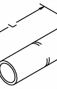 3M Open Barrel Splices: 3/0 AWG Wire Size, Orange Code, 3.13 in, Copper Barrel, 50 Die (MPN 11007). Key specifications — Die Code: 50; Brand: 3M; Color Code: Orange.