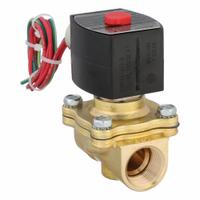 REDHAT Solenoid Valve: 2-Way, Normally Closed, 3/4 in Pipe Size, 110V AC/120V AC, High Flow (MPN EF8210G095). Key specifications — Pipe Size: 3/4 in; Voltage: 120V AC; Brand: REDHAT; Coil Enclosure: Watertight.