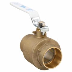 APOLLO Manual Two-Way Ball Valve: 2 1/2 in, Brass, Straight, Sweat x Sweat, Full Port Ball Port (MPN 94ALF-209-01A). Key specifications — Brand: APOLLO; Handle: Lever.