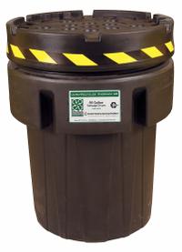 ULTRATECH Overpack Drum: LLDPE, 95 gal, Screw-On Lid, Unlined/No Interior Coating, Polyethylene (MPN 570). Key specifications — Drum Material: LLDPE; Drum Head Type: Open Head; UN Rating Solids: 1H2/Y345/S; UN Rating Liquids: 1H2/Y345/S/**/USA/M5904; Interior Lining: Unlined/No Interior Coating; Drum Message Text: Overpack/Salvage Drum; Closing Ring Material: Polyethylene; For Holding: Solids.