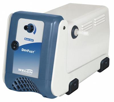WELCH Vacuum Pump: 1/5 hp Output Power, 2.5 cfm Free Air Displacement - Chemical Duty Diaphragm Vacuum Pumps