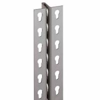LYON Intermediate Upright Post: 96 in Overall Ht, 3 in Overall Wd, Steel, Powder Coated, Gray (MPN DDUT96). Key specifications — Finish: Powder Coated; Material: Steel; Color: Gray; Brand: LYON.