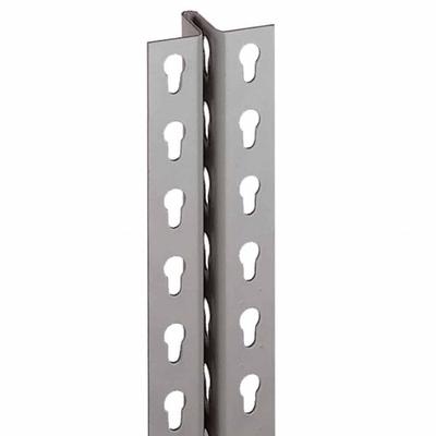 LYON Intermediate Upright Post: 96 in Overall Ht, 3 in Overall Wd, Steel, Powder Coated - Posts for Boltless Shelving