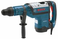 BOSCH Rotary Hammer Kit: SDS-Max, D-Handle, 1 7/8 in Capacity, 9.3 ft-lb, 14.5 A, 2,750 bpm, 120V AC (MPN RH850VC). Key specifications — attr79687: Yes; attr68352: Hammer & Rotate; attr68318: 1,380 to 2,750 bpm; attr113044: (1) Bare Tool; attr68378: 120V AC; attr68313: BOSCH.