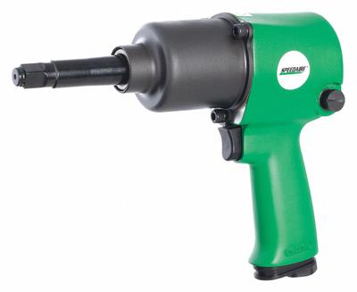 SPEEDAIRE Air Impact Wrench: Full-Size, 1/2 in Drive, Pistol-Grip, Square - Pistol-Grip Air-Powered Impact Wrenches with Extended Anvils