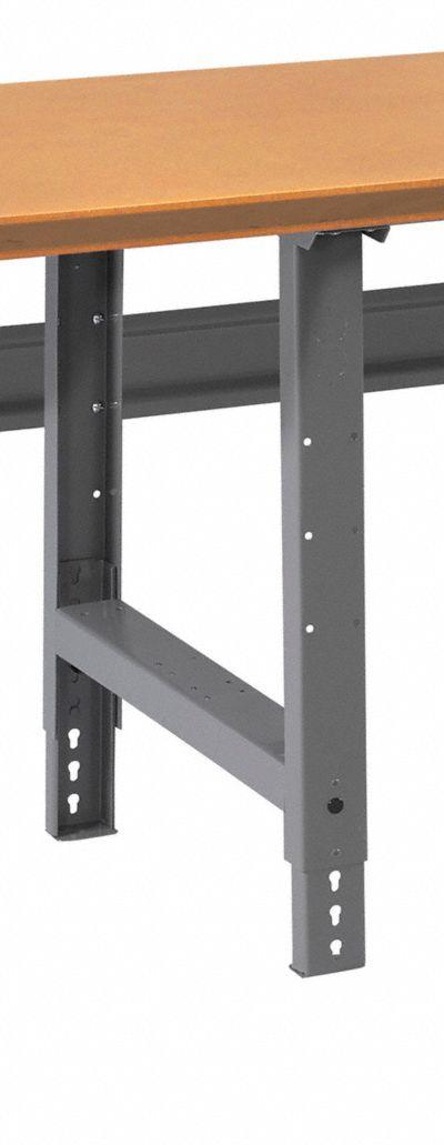 TENNSCO Workbench: Adj Ht - Open-Base Workstations