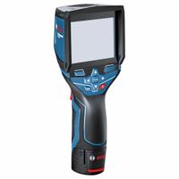 BOSCH Thermal Camera: 53° x 43°, Wireless, +/-3.0°, 320 x 240, +/- 26°F, Digital Display (MPN GTC400C). Key specifications — Focus Method: Fixed; Manufacturer Part Number: GTC400C; Brand: BOSCH; Field of View: 53° x 43°; Intrinsic Safety: Intrinsically Safe; Lens Angles Included: 53°; Features_Broad: IP Rated.