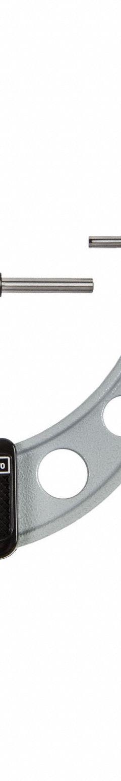 MITUTOYO Calibrated Micrometer: 6 in to 7 in /0 mm to 25.4 mm, Inch/Metric, +/- 0.00015 in Accuracy (MPN 293-352-30CAL). Key specifications — attr1182744: 0.00005 in/0.001 mm; attr1182776: Not Rated; attr1182741: MITUTOYO; attr1182743: +/- 0.00015 in; attr1182759: No.