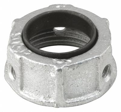 RACO Insulating Bushing: Iron, Zinc Plated, 1/2 in Trade Size, 9/16 in Overall Lg - Insulating Bushings