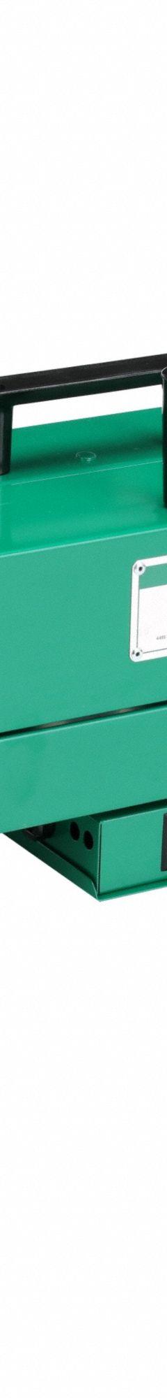 GREENLEE PVC Heater/Bender: 2 in Pipe Size - Max, 1/2 in Pipe Size - Min, All, 10 min Preheat Time (MPN 849). Key specifications — attr798162: 120 V AC; attr798164: Calrod; attr663991: GREENLEE.