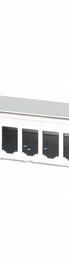 METZ CONNECT RJ45 Housing: Surface, Steel, RJ45, 8 Ports, Unequipped (MPN 130861-0802-E). Key specifications — Housing Material: Steel; Includes Connector: Unequipped; Mounting Type: Surface; Product Type: Module Housing; Connector Color: White; Connection Type: RJ45.