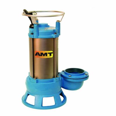 AMT PUMPS Submersible Pump: Vertical, Three Phase, 3 hp, 230V AC, 210 gpm @ 10' of Head - Shredder Pumps