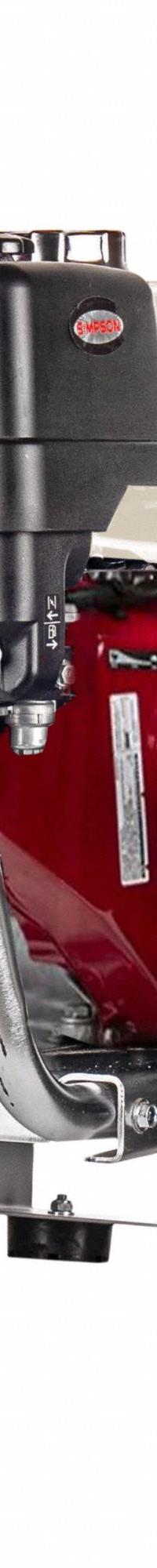 SIMPSON Gas-Powered Pressure Washer: Heavy Duty, Cart, 4,200 psi, 4 gpm, 389 cc Engine Displacement (MPN ALWB60828). Key specifications — attr1034381: Honda; attr1037666: SIMPSON.