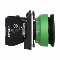 SCHNEIDER ELECTRIC Pilot Light: 30 mm Panel Mounting Size, Red, LED, XB5 Series (MPN XB5FVM4). Key specifications — Series: XB5; Brand: SCHNEIDER; Includes Push-To-Test: No Push-To-Test Included.