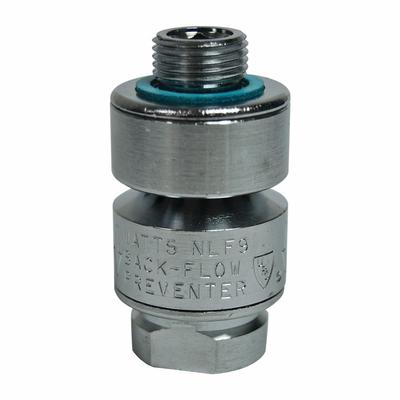 Watts Dual Check with Atmospheric Vent: LFNLF-9, 3/8 in Pipe Size, MNPT x FNPT - Continuous Pressure Dual Check Backflow Preventers
