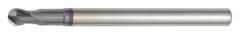 WIDIA HANITA Ball End Mill: Carbide, TiAlN Coated, 2 Flute, 10 mm Mill Dia, 10 mm LOC, 100 mm OAL (MPN 70N110004RT)