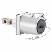 Single Pole Receptacle: White, Straight 45° Clevis Pin Mating, Two-Hole Bus Bar Termination, 1,135 A (MPN 49MR2-XW). Key specifications — Series: 49; Receptacle Gender: Male; Brand: LEVITON.