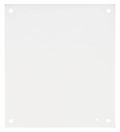 HOFFMAN Interior Panel: Back Panel Panel, 21 in Overall Ht, 18.5 in Overall Wd, Steel, Powder Coated (MPN A24N20MP). Key specifications — Panel Style: Back Panel; Brand: HOFFMAN; Finish: Powder Coated; Manufacturer Part Number: A24N20MP; Material: Steel.